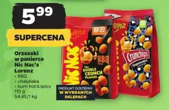 Netto Orzeszki w panierce Nic Nac's Lorenz 110 g oferta