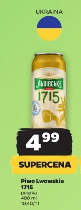 Netto Piwo Lwowskie 1715 480 ml oferta