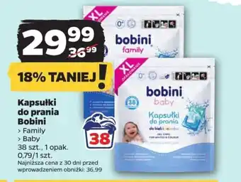 Netto Kapsułki do prania Bobini 38 szt. oferta