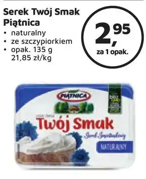 Odido Piątnica Twój Smak Serek śmietankowy naturalny 135 g oferta