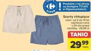Carrefour Szorty chłopięce oferta