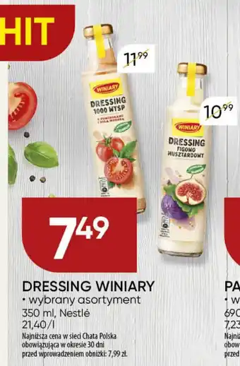 Chata Polska DRESSING WINIARY 350 ml oferta