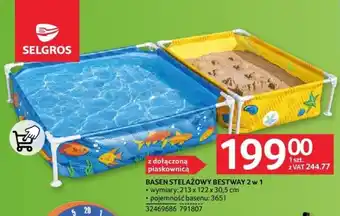 Selgros BASEN STELAŻOWY BESTWAY 2 w 1 oferta
