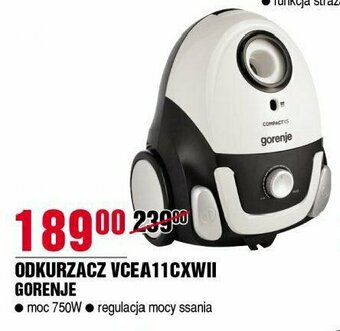 E.Leclerc Odkurzacz vcea11cxwii 1 SZT oferta