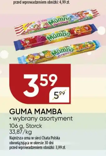 Chata Polska GUMA MAMBA 106 g oferta