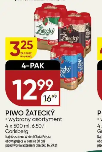 Chata Polska PIWO ŽATECKÝ 4 x 500 ml oferta