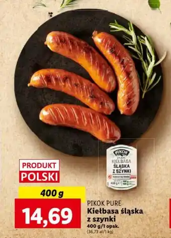 Lidl Kiełbasa śląska z szynki 400 g/1 opak. oferta