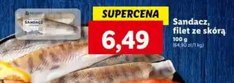 Lidl Sandacz, filet ze skórą 100 g oferta