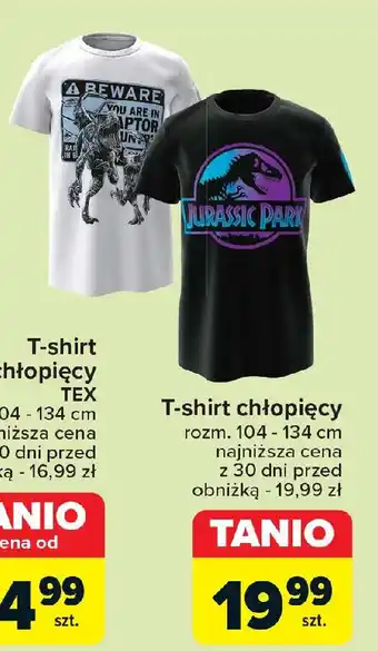 Carrefour T-shirt chłopięcy oferta