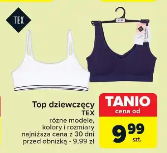Carrefour Top dziewczęcy TEX oferta