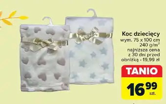 Carrefour Koc dziecięcy 75 x 100 cm oferta