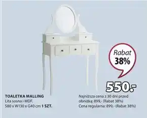 JYSK Toaletka MDF oferta