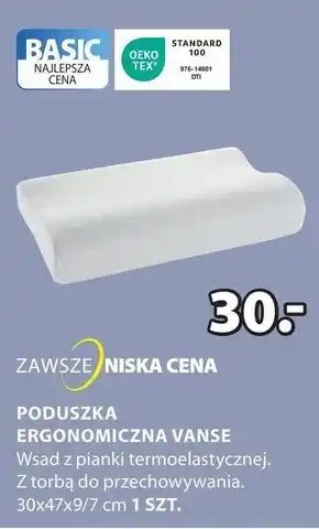 JYSK Poduszka ergonomiczna TEX oferta