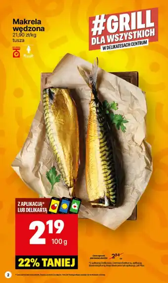 Delikatesy Centrum Makrela wedzona oferta