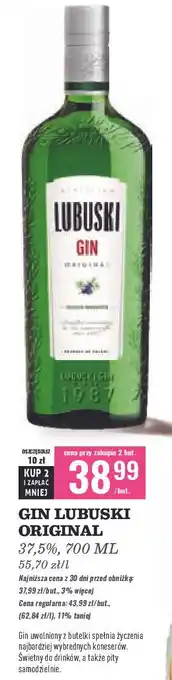 Biedronka Gin Lubuski oferta