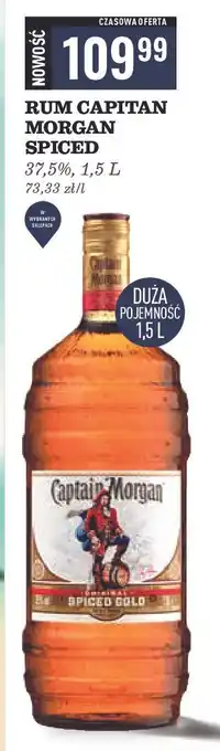 Biedronka Rum Captain Morgan Spiced Gold oferta