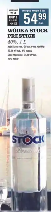 Biedronka Wódka Stock Prestige oferta