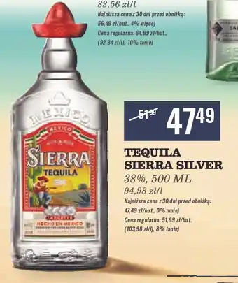 Tequila Sierra Silver