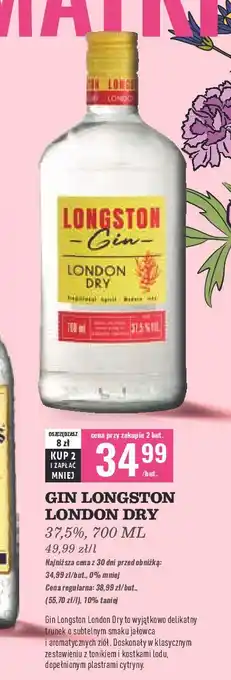 Biedronka Gin Longston oferta