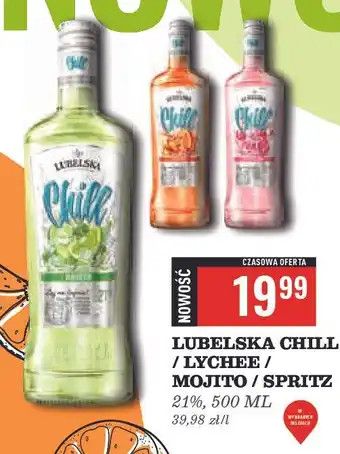 Biedronka Wódka Lubelska Chill Spritz oferta