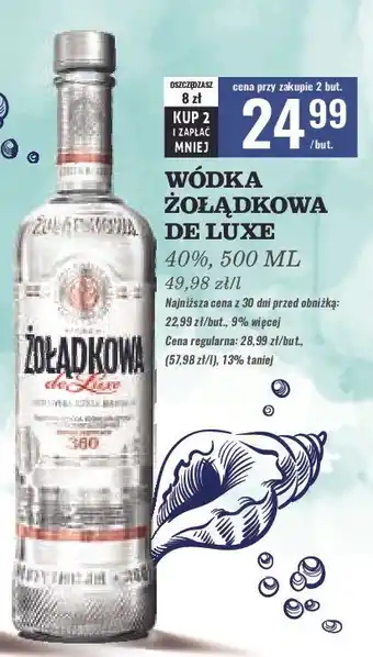 Biedronka Wódka Żołądkowa Gorzka De Luxe oferta