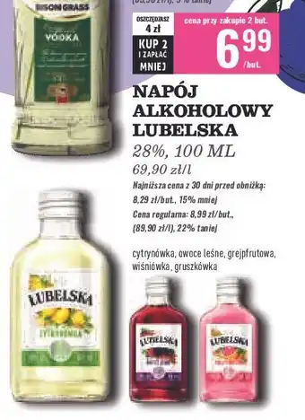 Biedronka Wódka Lubelska Wiśniówka oferta