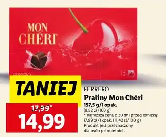Lidl Bombonierka Ferrero Mon Cheri oferta