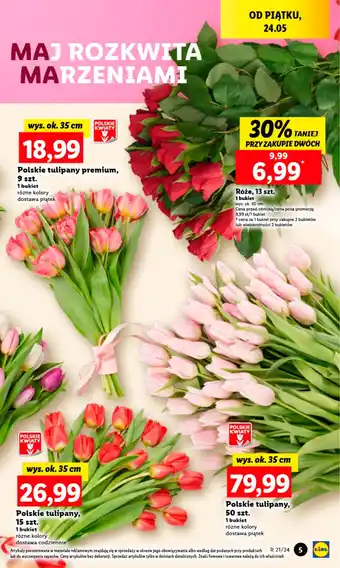 Lidl Róże 30 cm oferta