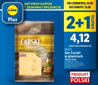 Lidl Ser carski w kopercie Pilos oferta