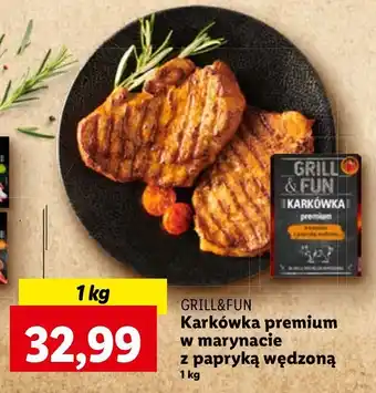 Lidl Karkówka premium w marynacie paprykowej Grill And Fun oferta