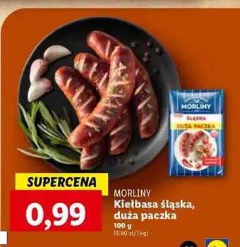 Lidl Kiełbasa śląska Morliny oferta