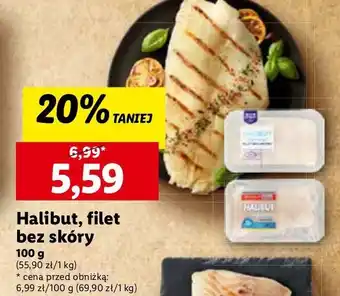 Lidl Halibut filet bez skóry oferta