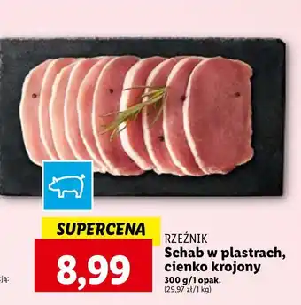 Lidl Schab wieprzowy bez kości plastry Rzeźnik Codzienna Dostawa oferta