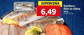 Lidl Sandacz filet ze skóra oferta