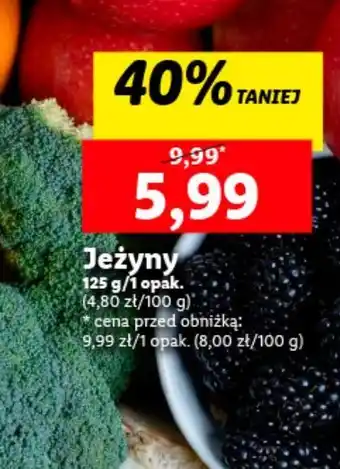 Lidl Jeżyny oferta