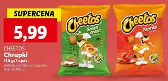 Lidl Chrupki zielona cebulka Cheetos oferta