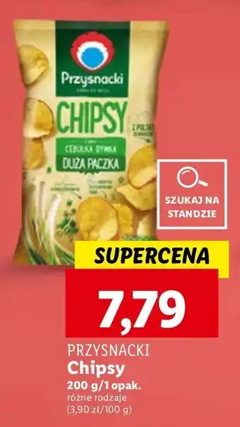 Lidl Chipsy cebulka dymka Przysnacki oferta