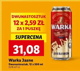 Lidl Piwo Warka oferta