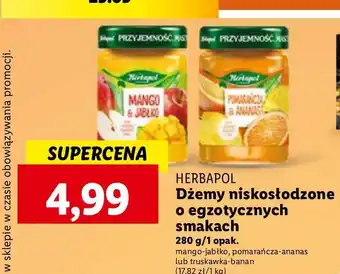 Lidl Dżem pomarańcza-ananas Herbapol oferta