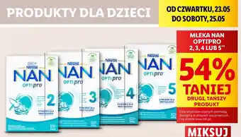 Lidl Mleko 2 Nestle Nan Optipro oferta