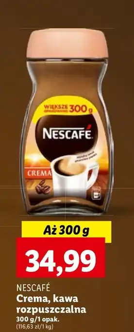 Lidl Kawa Nescafe Crema oferta