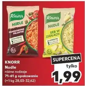 Kaufland Pomidorowe pikantne Knorr Nudle oferta