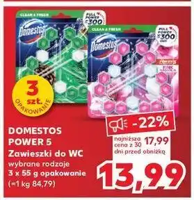 Kaufland Kostka do wc pink magnolia Domestos Power5 oferta