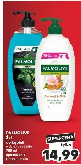 Kaufland Żel pod prysznic mleczko migdałowe Palmolive Naturals oferta