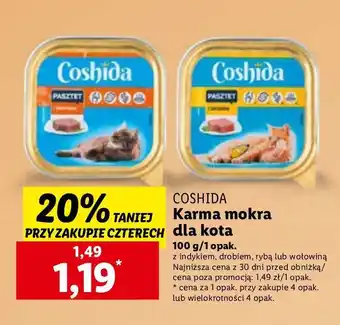Lidl Karma dla kota z drobiem Coshida oferta