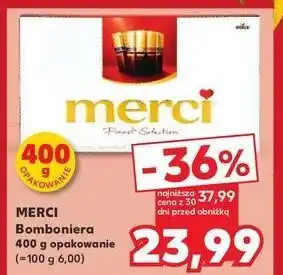 Kaufland Bombonierka czerwona Storck Merci oferta