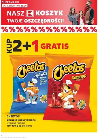 Kaufland Chrupki spirals ser z ketchupem Cheetos oferta