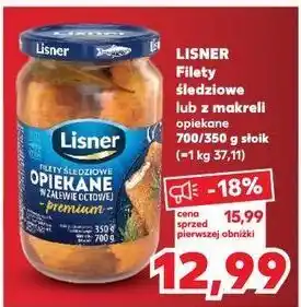 Kaufland Śledź opiekany w zalewie octowej Lisner oferta