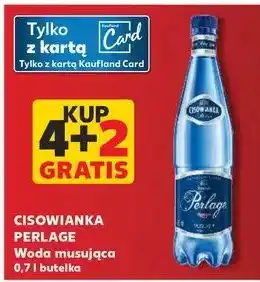 Kaufland Woda musująca Cisowianka Perlage oferta
