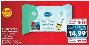 Kaufland Chusteczki nawilżające dla dzieci mild Bevola Baby oferta